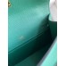 Hermes Kelly Pochette Handmade Bag In Malachite Epsom Calfskin Hermes Kelly Pochette Handmade Bag In Malachite Epsom Calfskin