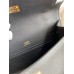 Hermes Kelly Pochette Handmade Bag In Black Epsom Calfskin Hermes Kelly Pochette Handmade Bag In Black Epsom Calfskin