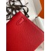 Hermes Kelly Pochette Handmade Bag In Red Epsom Calfskin Hermes Kelly Pochette Handmade Bag In Red Epsom Calfskin