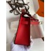 Hermes Kelly Pochette Handmade Bag In Red Epsom Calfskin Hermes Kelly Pochette Handmade Bag In Red Epsom Calfskin