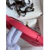 Hermes Kelly Pochette Handmade Bag In Rose Lipstick Epsom Calfskin Hermes Kelly Pochette Handmade Bag In Rose Lipstick Epsom Calfskin
