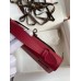 Hermes Kelly Pochette Handmade Bag In Ruby Epsom Calfskin Hermes Kelly Pochette Handmade Bag In Ruby Epsom Calfskin