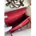 Hermes Kelly Pochette Handmade Bag In Ruby Epsom Calfskin Hermes Kelly Pochette Handmade Bag In Ruby Epsom Calfskin