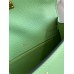 Hermes Kelly Pochette Handmade Bag In Vert Cypres Epsom Calfskin Hermes Kelly Pochette Handmade Bag In Vert Cypres Epsom Calfskin