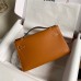 Hermes Kelly Pochette Handmade Bag In Gold Swift Calfskin Hermes Kelly Pochette Handmade Bag In Gold Swift Calfskin