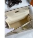 Hermes Kelly Pochette Handmade Bag In Nata Swift Calfskin Hermes Kelly Pochette Handmade Bag In Nata Swift Calfskin