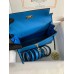 Hermes Kelly Danse II Bag In Blue Hydra Evercolor Calfskin Hermes Kelly Danse II Bag In Blue Hydra Evercolor Calfskin