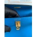 Hermes Kelly Danse II Bag In Blue Hydra Evercolor Calfskin Hermes Kelly Danse II Bag In Blue Hydra Evercolor Calfskin