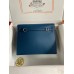 Hermes Kelly Danse II Bag In Deep Blue Evercolor Calfskin Hermes Kelly Danse II Bag In Deep Blue Evercolor Calfskin