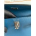 Hermes Kelly Danse II Bag In Deep Blue Evercolor Calfskin Hermes Kelly Danse II Bag In Deep Blue Evercolor Calfskin