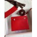 Hermes Kelly Danse II Bag In Red Evercolor Calfskin Hermes Kelly Danse II Bag In Red Evercolor Calfskin