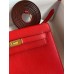 Hermes Kelly Danse II Bag In Red Evercolor Calfskin Hermes Kelly Danse II Bag In Red Evercolor Calfskin