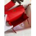 Hermes Kelly Danse II Bag In Red Evercolor Calfskin Hermes Kelly Danse II Bag In Red Evercolor Calfskin