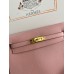 Hermes Kelly Danse II Bag In Rose Sakura Evercolor Calfskin Hermes Kelly Danse II Bag In Rose Sakura Evercolor Calfskin