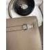 Hermes Kelly Danse II Bag In Gris Tourterelle Evercolor Calfskin