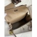 Hermes Kelly Danse II Bag In Gris Tourterelle Evercolor Calfskin
