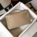 Hermes Kelly Pochette Bag In Gris Tourterelle Epsom Leather Hermes Kelly Pochette Bag In Gris Tourterelle Epsom Leather