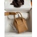 Hermes Mini Lindy Handmade Bag In Biscuit Clemence Leather Hermes Mini Lindy Handmade Bag In Biscuit Clemence Leather
