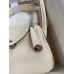 Hermes Mini Lindy Handmade Bag In Nata Clemence Leather Hermes Mini Lindy Handmade Bag In Nata Clemence Leather