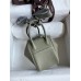 Hermes Mini Lindy Handmade Bag In Sauge Clemence Leather Hermes Mini Lindy Handmade Bag In Sauge Clemence Leather