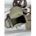 Hermes Mini Lindy Handmade Bag In Sauge Clemence Leather Hermes Mini Lindy Handmade Bag In Sauge Clemence Leather
