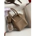 Hermes Mini Lindy Handmade Bag In Taupe Clemence Leather Hermes Mini Lindy Handmade Bag In Taupe Clemence Leather