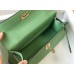 Hermes Kelly Pochette Bag In Vert Criquet Epsom Leather Hermes Kelly Pochette Bag In Vert Criquet Epsom Leather