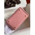 Hermes Mini Lindy Handmade Bag In Rose Sakura Ostrich Leather Hermes Mini Lindy Handmade Bag In Rose Sakura Ostrich Leather