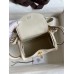 Hermes Mini Lindy Handmade Bag In Craie Swift Leather Hermes Mini Lindy Handmade Bag In Craie Swift Leather