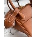Hermes Mini Lindy Handmade Bag In Gold Swift Leather Hermes Mini Lindy Handmade Bag In Gold Swift Leather