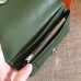 Hermes Dogon Duo Wallet In Green Clemence Leather Hermes Dogon Duo Wallet In Green Clemence Leather