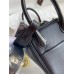 Hermes Mini Lindy Handmade Bag In Black Swift Leather Hermes Mini Lindy Handmade Bag In Black Swift Leather