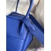 Hermes Lindy 26 Handmade Bag In Blue Electric Clemence Leather Hermes Lindy 26 Handmade Bag In Blue Electric Clemence Leather