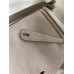 Hermes Lindy 26 Handmade Bag In Gris Asphalt Clemence Leather Hermes Lindy 26 Handmade Bag In Gris Asphalt Clemence Leather
