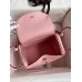 Hermes Lindy 26 Handmade Bag In Rose Sakura Clemence Leather Hermes Lindy 26 Handmade Bag In Rose Sakura Clemence Leather