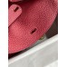 Hermes Lindy 26 Handmade Bag In Ruby Clemence Leather Hermes Lindy 26 Handmade Bag In Ruby Clemence Leather