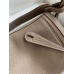 Hermes Lindy 26 Handmade Bag In Taupe Clemence Leather Hermes Lindy 26 Handmade Bag In Taupe Clemence Leather