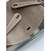 Hermes Lindy 26 Handmade Bag In Taupe Clemence Leather Hermes Lindy 26 Handmade Bag In Taupe Clemence Leather