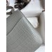 Hermes Constance 18 Handmade Bag In Grey Matte Alligator Leather Hermes Constance 18 Handmade Bag In Grey Matte Alligator Leather