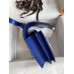 Hermes Constance 18 Handmade Bag In Blue Electric Chevre Mysore Leather Hermes Constance 18 Handmade Bag In Blue Electric Chevre Mysore Leather