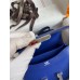 Hermes Constance 18 Handmade Bag In Blue Electric Chevre Mysore Leather Hermes Constance 18 Handmade Bag In Blue Electric Chevre Mysore Leather