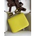 Hermes Constance 18 Handmade Bag In Lime Epsom Calfskin Hermes Constance 18 Handmade Bag In Lime Epsom Calfskin
