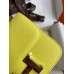 Hermes Constance 18 Handmade Bag In Lime Epsom Calfskin Hermes Constance 18 Handmade Bag In Lime Epsom Calfskin