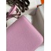 Hermes Constance 18 Handmade Bag In Mauve Sylvestre Epsom Calfskin Hermes Constance 18 Handmade Bag In Mauve Sylvestre Epsom Calfskin