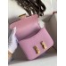 Hermes Constance 18 Handmade Bag In Mauve Sylvestre Epsom Calfskin Hermes Constance 18 Handmade Bag In Mauve Sylvestre Epsom Calfskin