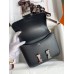 Hermes Constance 18 Handmade Bag In Black Swift Calfskin