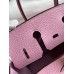 Hermes Birkin 25 Retourne Handmade Bag In Mauve Sylvestre Clemence Leather Hermes Birkin 25 Retourne Handmade Bag In Mauve Sylvestre Clemence Leather