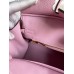 Hermes Birkin 25 Retourne Handmade Bag In Mauve Sylvestre Clemence Leather Hermes Birkin 25 Retourne Handmade Bag In Mauve Sylvestre Clemence Leather