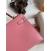 Hermes Kelly Mini II Sellier Handmade Bag In Rose Confetti Chevre Mysore Leather Hermes Kelly Mini II Sellier Handmade Bag In Rose Confetti Chevre Mysore Leather