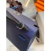 Hermes Kelly Sellier 25 Bicolor Bag in Blue Saphir and Blue France Epsom Calfskin Hermes Kelly Sellier 25 Bicolor Bag in Blue Saphir and Blue France Epsom Calfskin